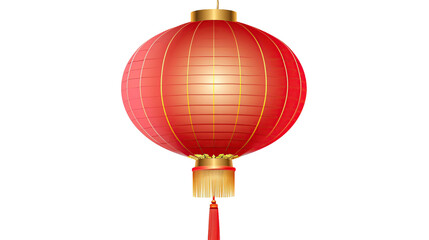 Chinese lanterns on transparent background