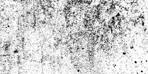 Dust overlay distress grungy effect paint. Black and white grunge seamless texture. Dust and scratches grain texture on white and black background.	
