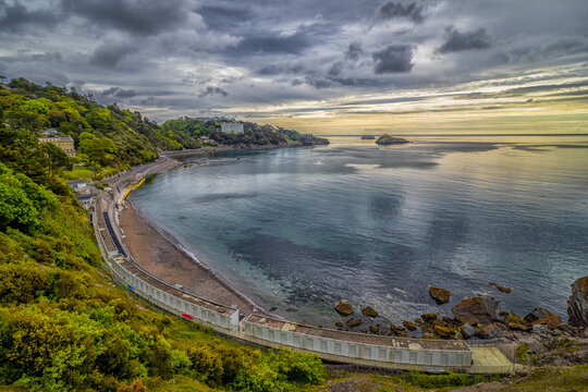 Meadfoot Beach, Torquay, England, UK