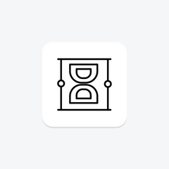 Time Trials icon, trials, gaming, game, speedruns line icon, editable vector icon, pixel perfect, illustrator ai file