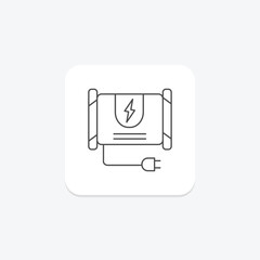 Power-Ups icon, gaming, game, enhancements, boosts thinline icon, editable vector icon, pixel perfect, illustrator ai file
