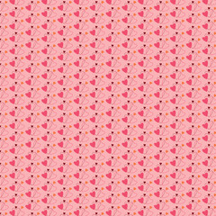 Web Seamless hand drawn doodle hearts. For background wallpaper paper packaging fabric textile.