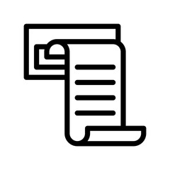 tax calculate line icon