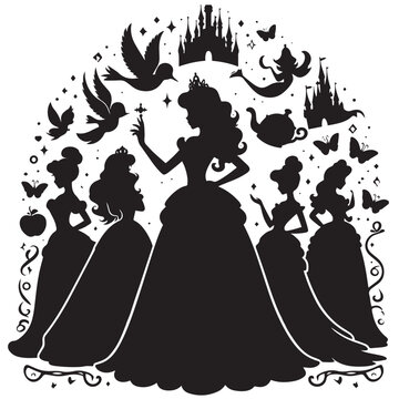 recommend clip art: silhouette of bride and groom