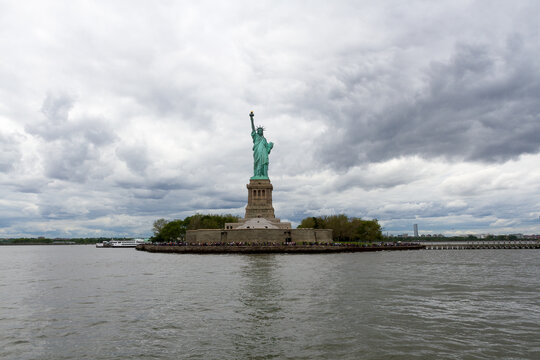 Statue of Liberty at Liberty Island in New York City, USA