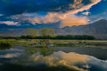 lake in the mountains