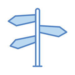 Direction icon vector, stock illustration