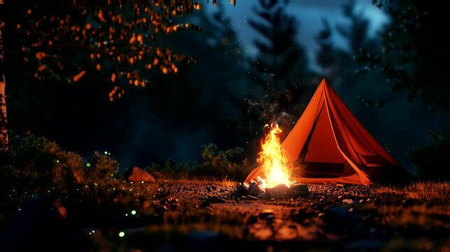 Lakeside Campfire: Generative AI's Fireside Lakeshore