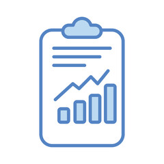 Business Report icon vector, stock illustration