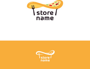 Pizza Logo Design. HD vector logo design ready to use