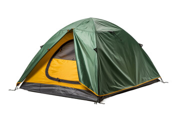 camping tent on transparent background, Png format.