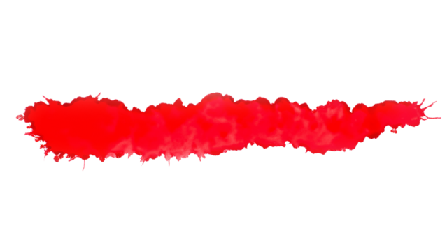 Abstract red Watercolor Brush Strokes create a textural Background.