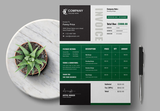 Invoice Design Template