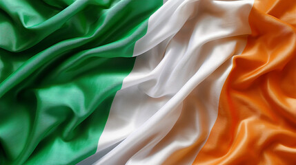 Irish flag. Generative Ai.