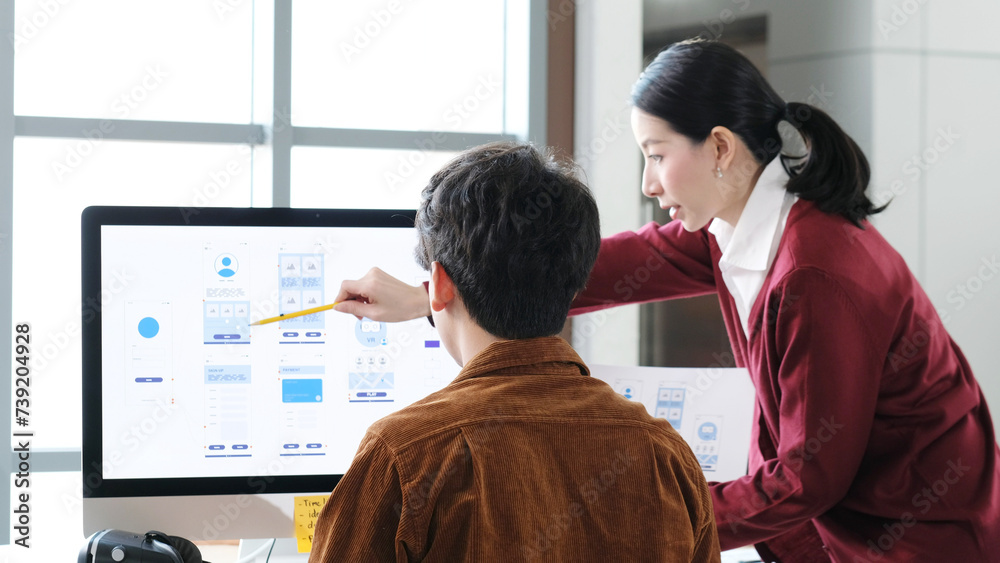 Canvas Prints website designer, creative planning phone app development template layout framework wireframe design