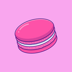 macarons isolated illustration