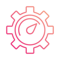 Efficiency icon vector, stock illustration