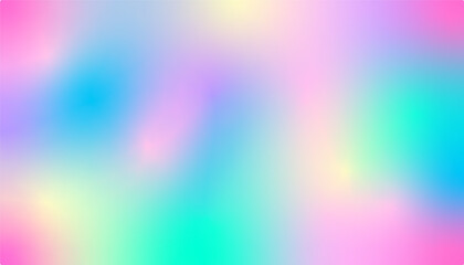 Unicorn colorful holographic background, wallpaper.