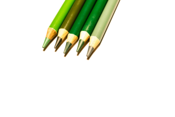 Grüne Buntstifte Vorlage Platz für Text