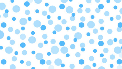 White seamless pattern with blue drops