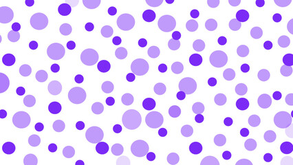 White seamless pattern with violet drops