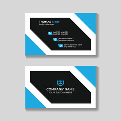 Professional creative modern name card and business card design template