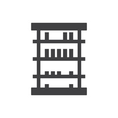 shop shelf icon vector