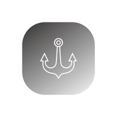 anchor icon vector