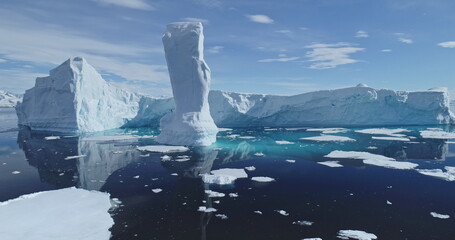 Global climate change: nature is declining, glaciers melting. Rising seas and world warming...
