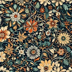 Rolgordijnen Vector patterns for textiles --3:2--v4  © Creative