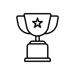 Trophy icon vector design templates simple and modern