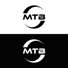 MTB logo. M T B design. White MTB letter. MTB, M T B letter logo design. Initial letter MTB linked circle uppercase monogram logo. M T B letter logo vector design. top logo, Most Recent, Featured,
