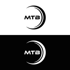 MTB logo. M T B design. White MTB letter. MTB, M T B letter logo design. Initial letter MTB linked circle uppercase monogram logo. M T B letter logo vector design. top logo, Most Recent, Featured,