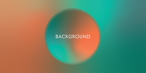 beautiful iridescent gradient with circle. Bright colorful modern design for poster, presentation, web page, postcard, banner	