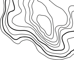 Topographic Map Lines