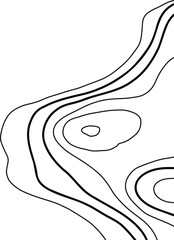 Topographic Map Lines
