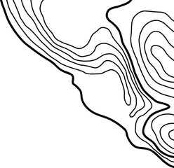 Topographic Map Lines
