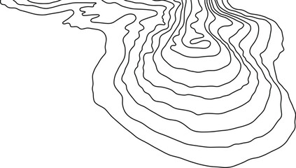 Topographic Map Lines