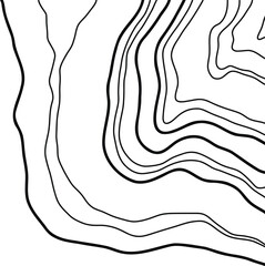 Topographic Map Lines