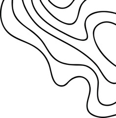 Topographic Map Lines