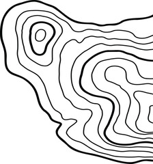 Topographic Map Lines