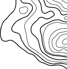 Topographic Map Lines