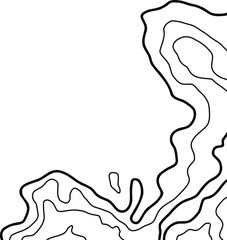 Topographic Map Lines
