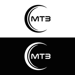 MTB logo. M T B design. White MTB letter. MTB, M T B letter logo design. Initial letter MTB linked circle uppercase monogram logo. M T B letter logo vector design. top logo, Most Recent, Featured,