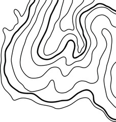 Topographic Map Lines