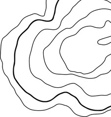 Topographic Map Lines