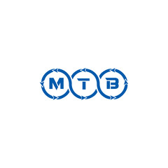 MTB logo. M T B design. White MTB letter. MTB, M T B letter logo design. Initial letter MTB linked circle uppercase monogram logo. M T B letter logo vector design. top logo, Most Recent, Featured,