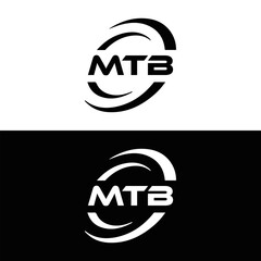 MTB logo. M T B design. White MTB letter. MTB, M T B letter logo design. Initial letter MTB linked circle uppercase monogram logo. M T B letter logo vector design. top logo, Most Recent, Featured,