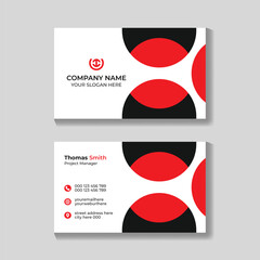 Creative modern business card design template