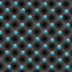 abstract black background with blue circles